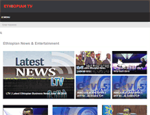 Tablet Screenshot of ethiopian.tv